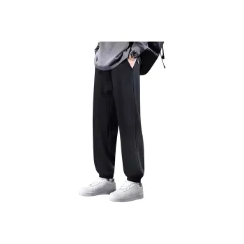 QIAODAN Casual Pants Unisex Black