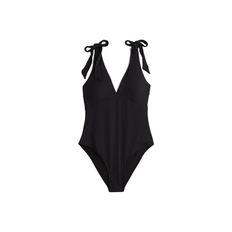 H&M One piece Swimsuit Women's Black-0
