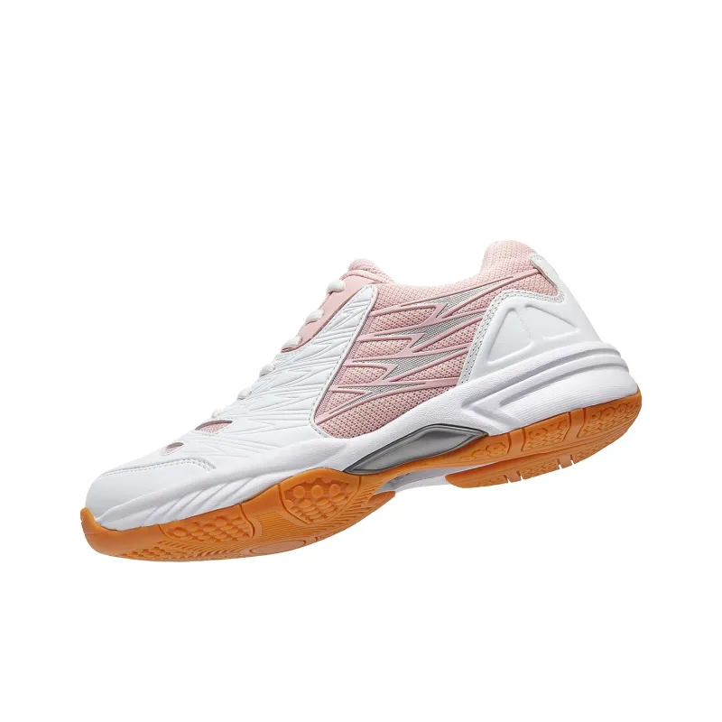 VOIT Cushioning, Breathable, Supportive Low Top Badminton Shoes Unisex Pink White-6