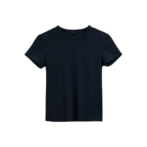 Kawasaki Small Waist Series Badminton Jersey Women's Navy Blue