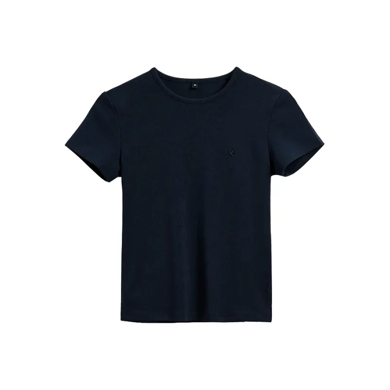 Kawasaki Small Waist Series Badminton Jersey Women's Navy Blue-0