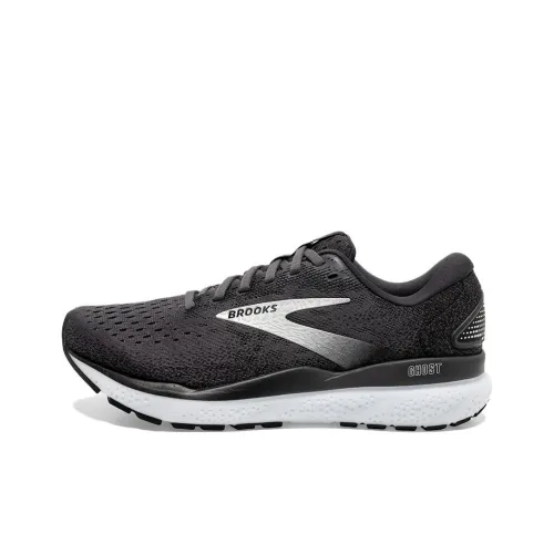 Brooks Ghost 16 Anti Slip Wear Resistant Low Top Running Shoes Men's Black