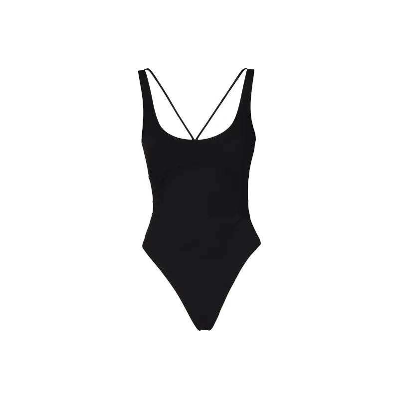Jacquemus Le Maillot Signature Scoop Neck Swimsuit-0