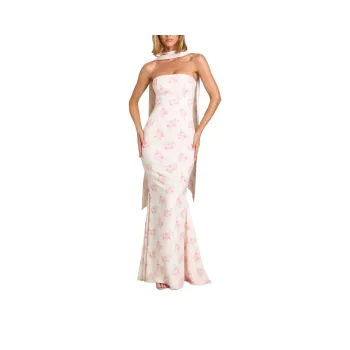 OH POLLY IMOGENE Evening Dress Women's Large Rose Print