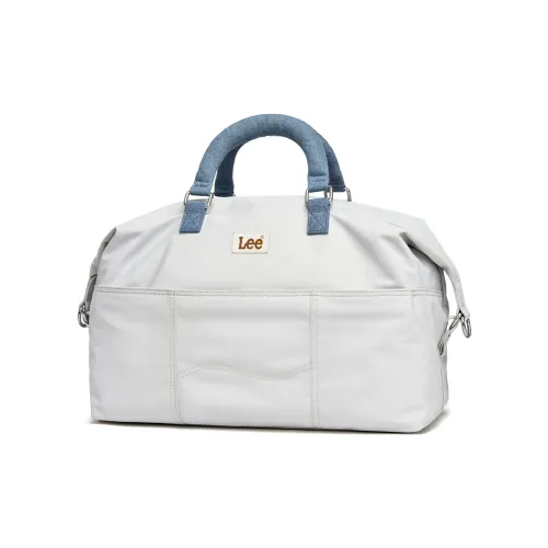 Lee Fabric Luggage Bag Travel Bag Unisex Haze Gray/Obsidian Black/Light Purple