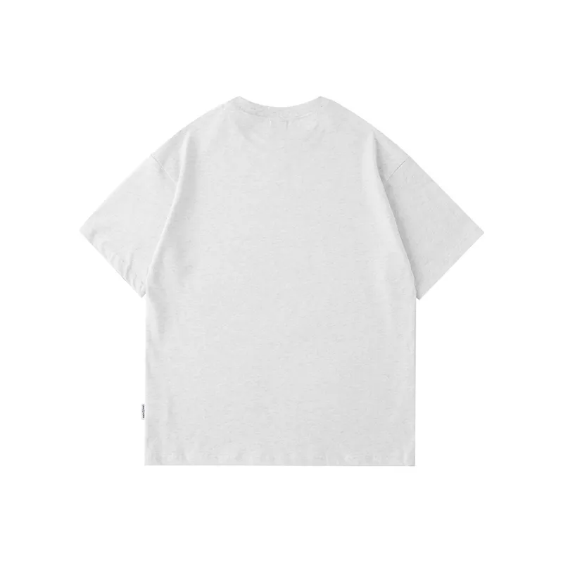 LAMLICKA T Shirts Unisex White Heather Gray-1