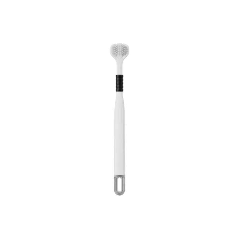 SWEETRIP Three Sided Soft Fur Toothbrushes Scratchable Tongue Cleaner Family Pack-1