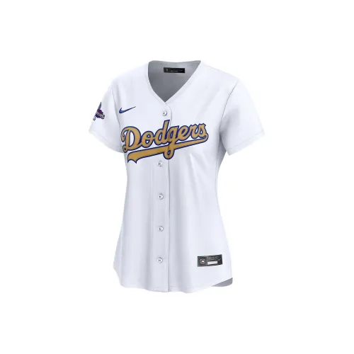 Nike Los Angeles Dodgers 2024 World Series Champions Gold Women's's Nike Dri FIT Adv Mlb Limited Jersey