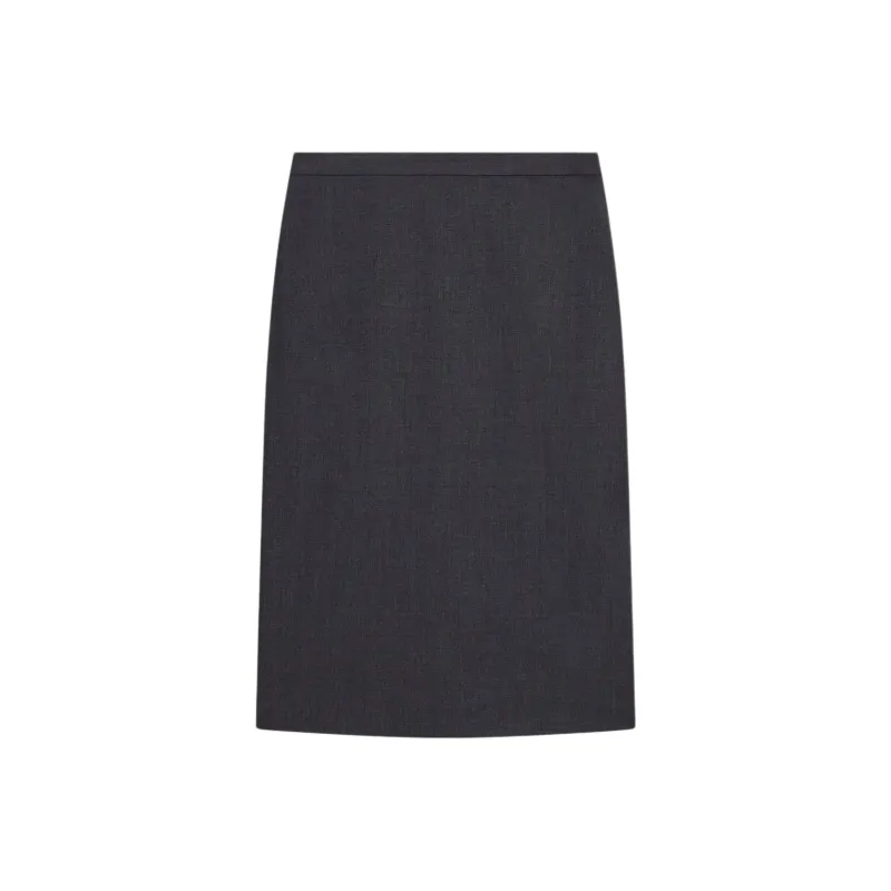 THEORY Casual Long Skirts Women's Charcoal Gray-0