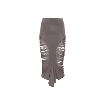 RICK OWENS/RO Casual Long Skirt Women's Gray