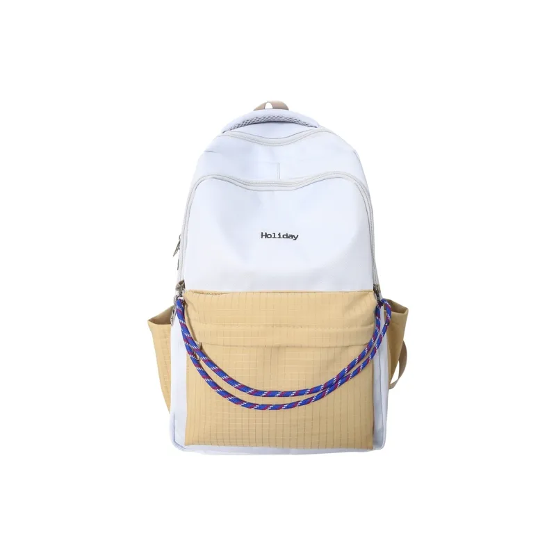 Moonshine Nylon Backpack Unisex Black/Blue/Khaki/Gray/Green-4