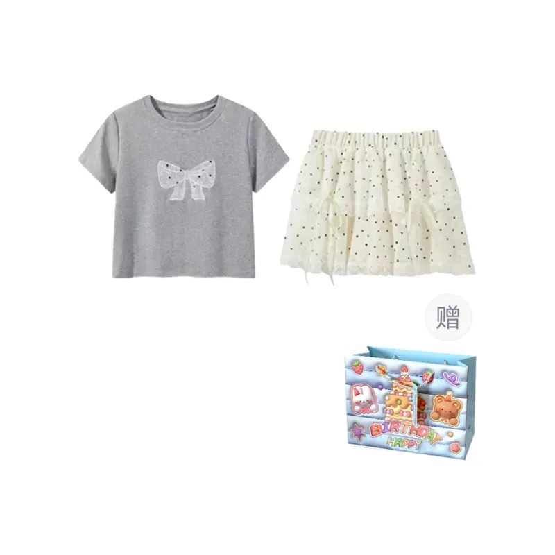 WOWI Two Piece Skirt Sets Women's-0