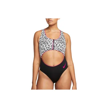 Nike Party Dots Cheeky One-piece Swimsuit Women's White