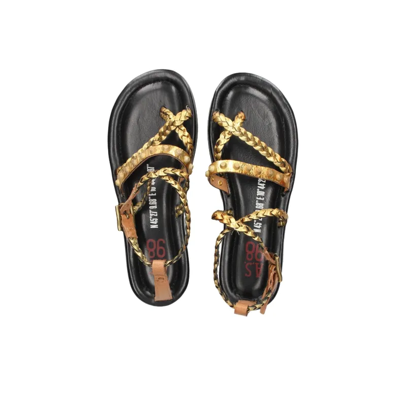 AirStep OTTONE Roman Sandals Women's Gold-3