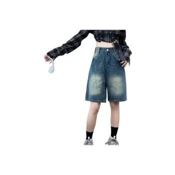 DAFK Denim Shorts Men Vintage Blue 