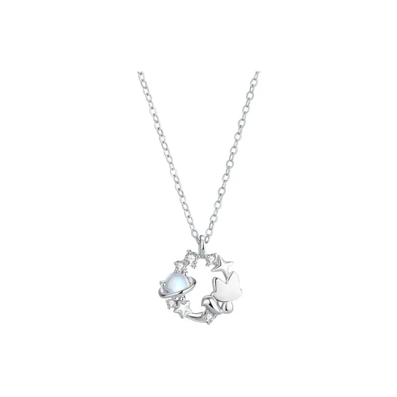 MOVER S925 Silver Necklaces Women's-0