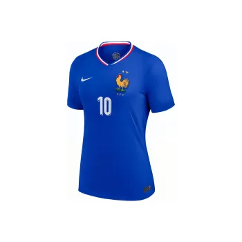 Nike Kylian Mbappé France National Team 2024 Stadium Home Women's Nike Dri FIT Soccer Jersey
