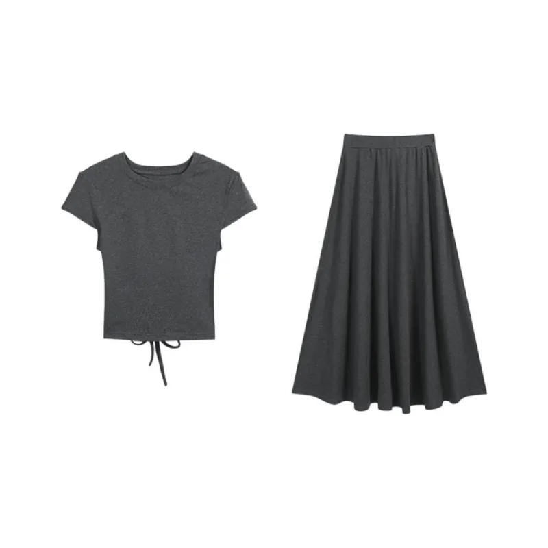 ABCMININ Two Piece Skirt Sets Women's-2