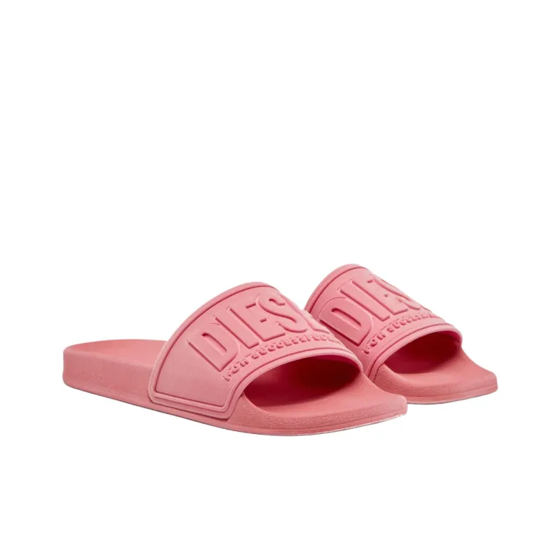 DIESEL Slide Slippers Women's Pink-2