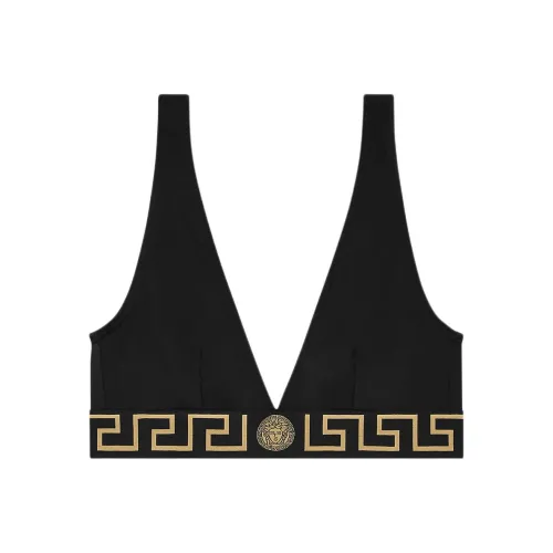 VERSACE Greca Border Bralette 'Black'