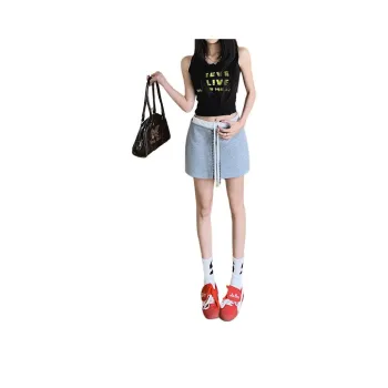 FOREVER 21 Casual Short Skirts Women's White Gray