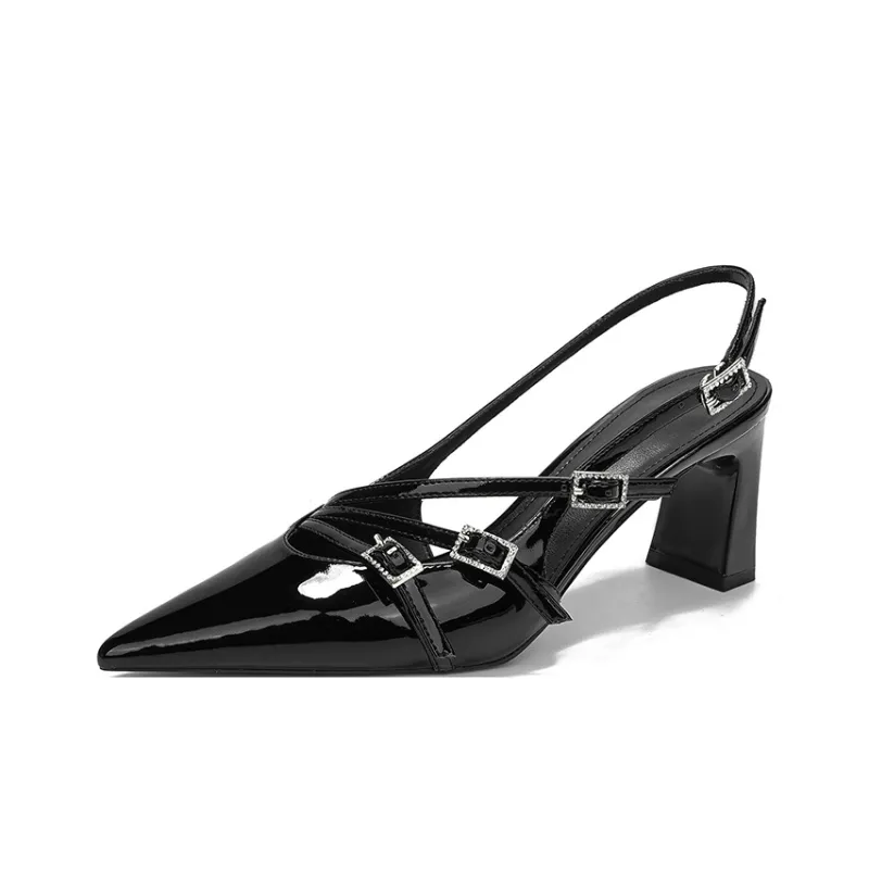 Dunnu Chunky Heel High Heels Women's-0