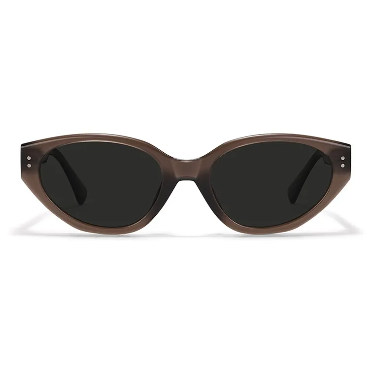 Sagawa TR/Memory Plastic Plate Frame Cat Eye Sunglasses Unisex-11