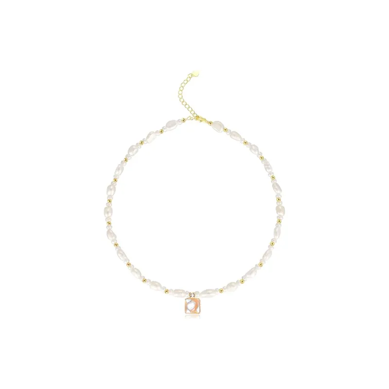 WAW Gold Plated Copper Necklaces Women's-6