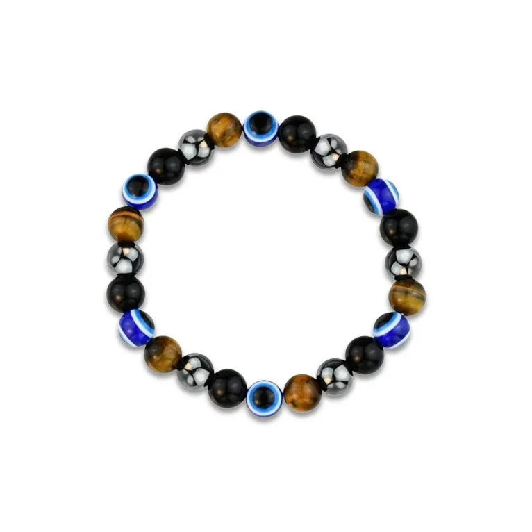 LuluCanaan Glass Cat Eye Bracelets Unisex-0