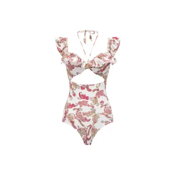 BALNEAIRE One-piece Swimsuit Women's Floral Elegance Pink
