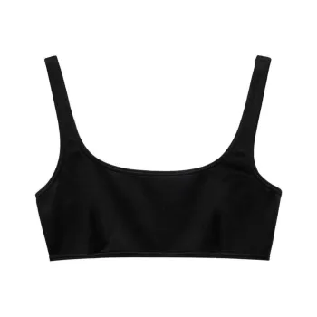 PRADA Interlock weave Scoop neck Bikini Top