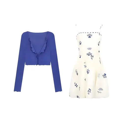 QYPRF Two Piece Skirt Sets Women's
