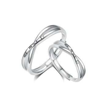 Treasure Flaws S999 Fine Silver Rings Unisex
