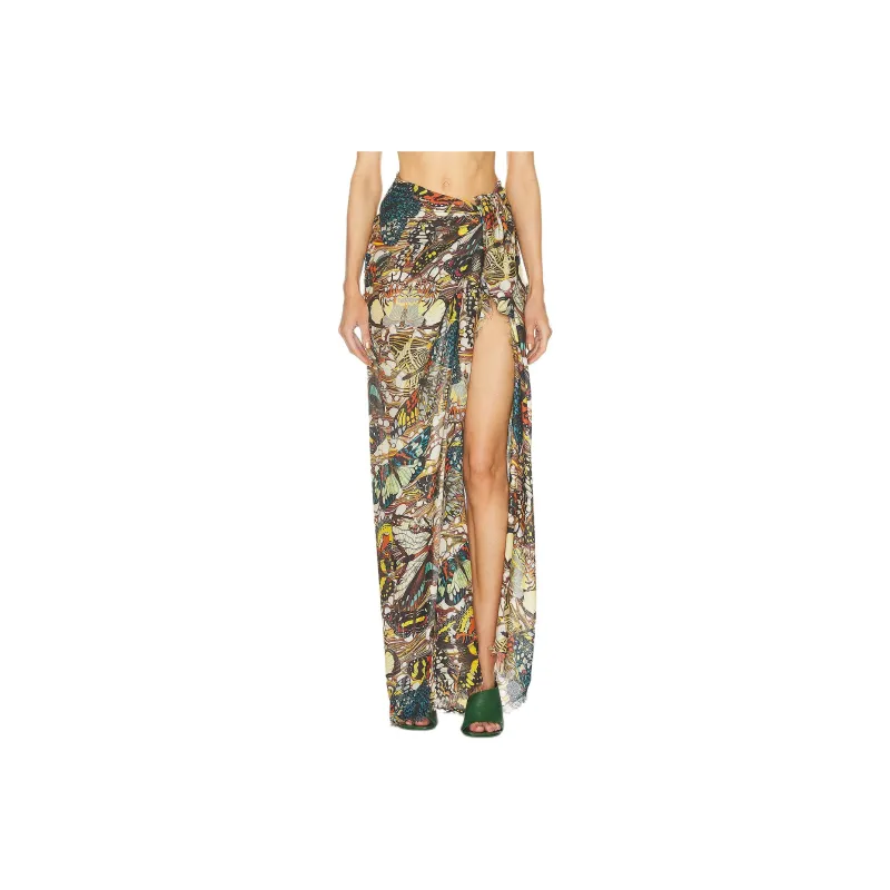 Jean Paul Gaultier Casual Long Skirts Women's Multicolor-0