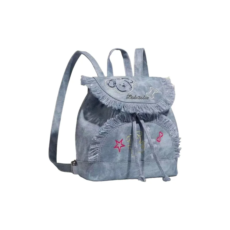 Bywhich Denim Backpack Women's Blue-1