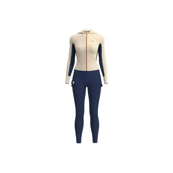 TOSWIM Two Piece Swimsuits Women's [Blazing Clouds And Flowing Crimson]Coat+Tank Top+Swimming Shorts