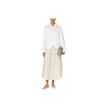 EMPORIO ARMANI Fil coupé Effect Midi Skirt