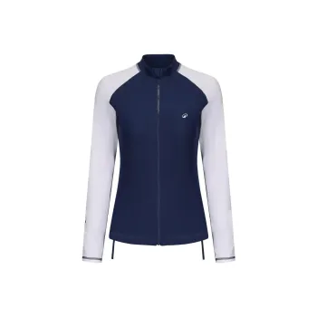 DECATHLON OLAIAN Wetsuit Women's Deep Navy Blue/snow White