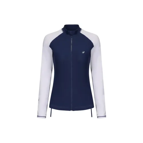 DECATHLON OLAIAN Wetsuit Women's Deep Navy Blue/snow White