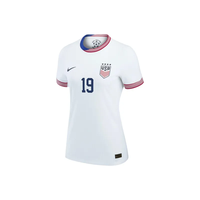 Nike Crystal Dunn USWNT 2024 Match Away Dri-FIT ADV Soccer Jerseys Women's White-0