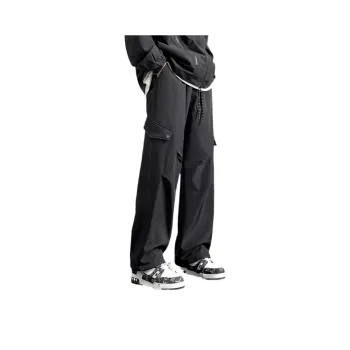 SIL VITIN Casual Pants Unisex Black