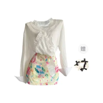 TURN UP Two Piece Skirt Sets Women's