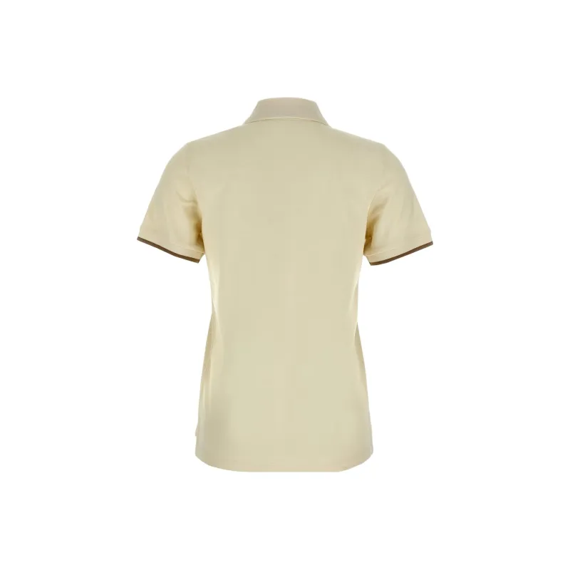 Moncler Polo Shirt Women's Cream-1