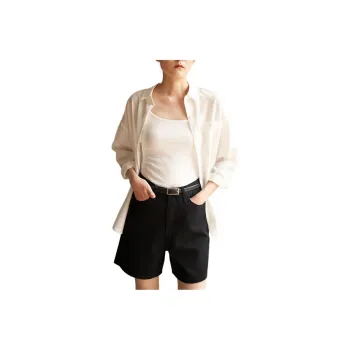 SHALLOW STREAMS Denim Shorts Women's