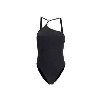 VERSACE Safety Pin Detailed One Piece Swimsuit
