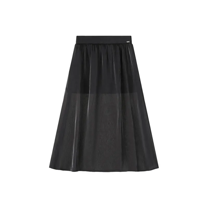 ARMANI EXCHANGEAE Casual Long Skirt Women's Black-0