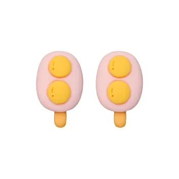 QIANFANGDAHUANGYE Resin Stud Earrings Women's