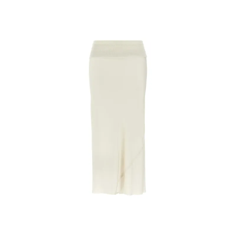RICK OWENS/RO Casual Long Skirt Women's Beige-0