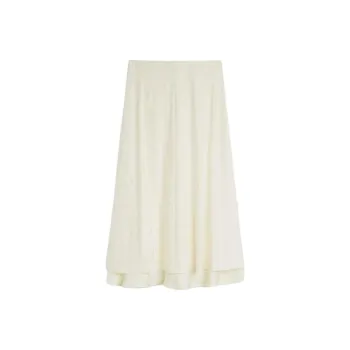 JIL SANDER Floral jacquard Midi Skirt