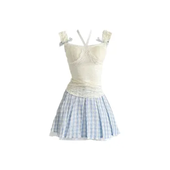 Udon House Two Piece Skirt Sets Women's